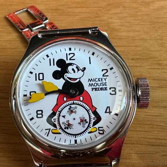 Pedre x Disney Mickey Mouse Quartz Wrist Watch, Vintage, Circa 1990 main image 5
